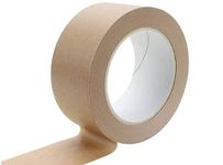 48mm x 50m Premium 70gsm Brown Self Adhesive Backing Kraft Paper Tape Picture Framing Framers Tape