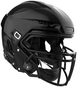 VICIS ZERO2 Trench Football Helmet, SC-223-S Facemask Attached, Black, Large