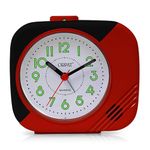 Ajanta Orpat Time Piece Beep Alarm Clock (Small_130X120X60 mm) (Red)