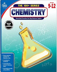 Carson Dellosa The 100+ Series: Grades 9-12 Chemistry Workbook, Periodic Table, Atomic Structure, Scientific Notation, Crossword Puzzles & More, ... Workbook for High School Science (Volume 4)