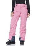 Arctix Women's Snow Sports Insulated Cargo Pants, Pink Rose, Medium (8-10) Regular