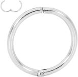 365 SLEEPERS Sterling Silver 8mm - 14mm Hinged Hoop Nose Helix Tragus Lip Septum Segment Ring Sleeper Earrings - Hand Made In Australia - Nickel Free Hypoallergenic