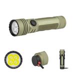 OLIGHT Seeker Ultra LED Torch Rechargeable, 4800 High Lumens (Olive Green)