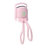 Multibrite Heated Electric Eyelash Curler, USB Rechargeable Lash Curler with 2-Speed Temperature Control, One Touch Quick Curling, Long Lasting Natural Curl, Safe and Portable Beauty Tool for Women