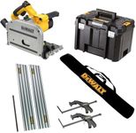 DeWalt DWS520KT Plunge Cut Circular Saw and Guide Rail Kit 240v