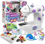 Small Sewing Machine for Beginners, Portable Sewing Machine Kit Handheld Mini Electric Sewing Machine with 42PCS Sewing Kit for Kids for A Variety of Common Fabrics DIY Maquina de Coser