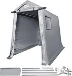 VEVOR Portable Shed Outdoor Storage Shelter, 6x8 x7 ft Heavy Duty All-Season Instant Waterproof Storage Tent Sheds with Roll-up Zipper Door and Ventilated Windows for Motorcycle, Bike, Garden Tools