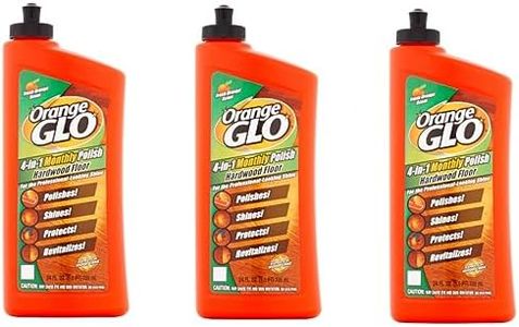 Orange Glo Hardwood Floor 4-in-1 One Easy Step Cleaner Fresh Orange Scent - 3PC