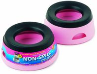 Prestige Road Refresher Non Spill Pet Water Bowl, S, Pink