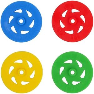 Plastic Project wheels with 1/8 Hole - Pack of 100 pcs