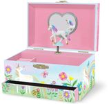 Musical Unicorn Jewelry Box for Girls - Kids Dancing Unicorn Music Box with Mirror, Jewelry Box for Girls Gifts for Little Girls, Jewelry Boxes, Childrens Birthday Gift, Ages 3-10