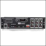 Dabeatz DB-995 Professional Power PA Amplifier with 4 Channel Circuit Power AV Amplifier with Bluetooth/MIC Input/USB/SD Card Slot/FM Radio/AUX Input/Remote Control, Equalizer, Bass, Treble