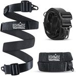 Two Point Gun Sling with Quick Adjust, Comfortable Elastic Strap, Removable Clips - Perfect for Law Enforcement & Hunting Rifle and Shotgun Sling