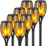 Aityvert Solar Lights, 43" Flickering Flames Torch Lights Outdoor Waterproof Landscape Decoration Lighting Dusk to Dawn Auto On/Off Security Flame Lights for Yard Garden Pathway Driveway (8 Pack)