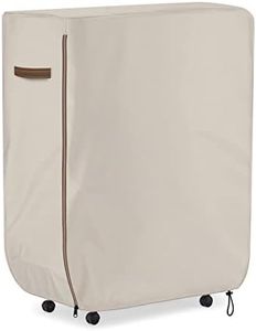 SELUGOVE Folding Bed Storage Cover for Single Size 31-Inch Portable Rollaway Bed, Khaki Double-Layer Oxford Cloth Thick and Tear-Resistant, with Zipper, Easy to Put On and Take Off.