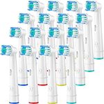 Aster Replacement Electric Toothbrush Heads, Compatible with Braun Oral B Toothbrush Heads, 16 Pack of Compatible Oral B Toothbrush Head