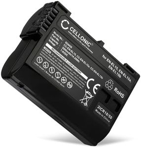 CELLONIC® Batterie Remplacement EN-EL15b EN-EL15a 2000mAh pour Nikon 1 V1 D7000 D7100 D7200 D750 D7500 D500 D600 D610 D800 D800E D810 D810A D810E D850 Appareil Photo caméra Action cam accu