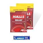 HALLS Relief Cherry Cough Drops, 2 