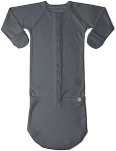 goumikids Viscose Made from Bamboo Organic Cotton Convertible Baby Gown