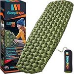 Sleepingo Camping Sleeping Pad - Mat, (Large), Ultralight 14.5 OZ, Best Sleeping Pads Backpacking, Hiking Air Mattress - Lightweight, Inflatable & Compact, Camp Sleep Pad