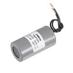 MECCANIXITY CBB60 Run Capacitor 10uF 250V AC 2 Wires 50/60Hz Cylinder 73x38mm for Air Compressor Water Pump Motor