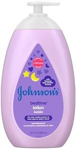 Johnson's Moisturizing Bedtime Baby Lotion with Coconut Oil & NaturalCalm Aromas to Help Relax Baby, Hypoallergenic & Free of Parabens, Phthalates & Dyes, Mild Baby Skin Care, 27.1 fl. oz