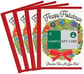 Tiny Expressions Christmas Gift Card Holders for Teachers and School Staff (4 Holiday Gift Card Holders)