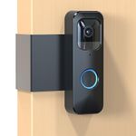 Blink Doorbell Mount, Anti-Theft Blink Video Doorbell Door Mount Bracket No Drilling, Not Block Doorbell Motion Sensor, Easy to Install, Fit for Blink Doorbell Camera (Black)