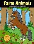 Farm Animals Coloring Book for Kids: 2x Images for Double Fun, 50 Large Coloring Pages (Larger than Most!)