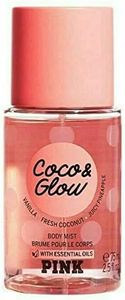 Victoria's Secret Pink Scented Mini Body Mist 2.5 fl oz (COCO Glow)