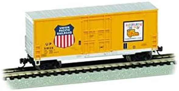 Bachmann Trains - HI-Cube Box CAR - Union Pacific® #518126 - N Scale Silver