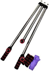 AIMALL Stainless Steel Leg Split Stretching Machine with 6/9 Holes, Adjustable Gear Flexibility Trainer for Yoga, Dance, Martial Arts, Hip and Leg Training
