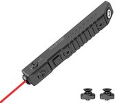 SOLOFISH Red Laser is Compatible with M-Lok, Lightweight Polymer Laser Sight for Rifle, Adjustable, Magnetic Rechargeable