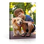 Gowelly Personalized Canvas Prints with Your Photos - 8"x10" - Unique Canvas Wall Art and Home Decor - Custom Photo Gifts for Mom/Dad/Friends/Family Member, Custom Poster & Prints