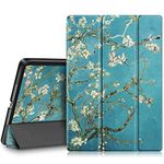 FINTIE Case Compatible with iPad 6th/5th Generation/Air 2/Air 1(9.7-inch, 2018/2017/2014/2013 Model)- Ultra Slim Standing Cover, with Auto Wake/Sleep, Blossom