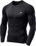 JUST RIDER Compression Swimming t Shirt Full Sleeves for Men (XL) Black