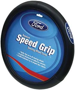 Plasticolor Ford Oval Style Premium Speed Grip Steering Wheel Cover,006452R01