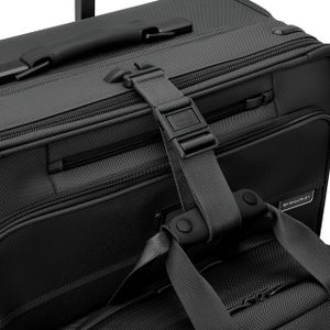 Briggs & Riley 53cm Expandable Cabin Spinner – Baseline Softside Luggage, Black