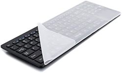kwmobile Keyboard Protector Compatible with 15" - 17" Laptop/Notebook/Ultrabook - Universal Silicone Cover - Transparent