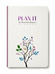 DOODLE Work Life Balance Planner – A5 Undated 6 Months Planner | Productivity, Goal Setting & Self-Care Gratitude Journal | Monthly + Daily Planning | Hard Cover | 200+ Stickers | Plan It