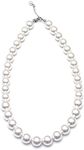 WELLKAGE Pearl Necklace for Girls (