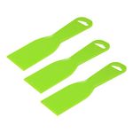 uxcell Putty Scraper 2" Plastic Flexible Putty Knives Disposable Spreader for Taping Drywall Wall Painting Green 3pcs