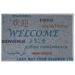 Nicoman Multilingual Welcome Door Mat Multi Language Promotional Doormat (90x60cm/35.4x23.6inches)