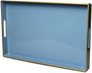 Spsyrine Blue Decorative Tray, Eleg