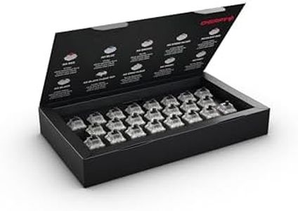 Cherry MX RGB Black Switch Kit, 23 Mechanical Keyboard Switches, Ideal for DIY, Hot Swap or Gaming Keyboard, Linear Switch with No Click, Powerful & Direct