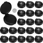 20PCS Fingerprint Thumbprint Ink Pad Mini Black Stamp Ink Pads for Notary Supplies Identification Security ID Fingerprint Cards Law Enforcement Fingerprint Kit Home Office Use