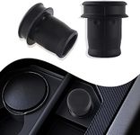 2PCS Car Cigarette Lighter Cover,Black Cigarette Lighter Socket Cap Waterproof & Dust Cover,Universal 0.78" Cigarette Lighter Plug Cover Car Interior Accessories Fits Car SUV