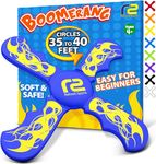 Fun Boomerang for Kids - Soft & Easy to Use - Outdoor Toys for Kids or Adults - Best Gifts for 6 7 8 9 10 Year Old Boys & Girls + 2026 Top Toys for Boys Age 8-12 - Fun Outdoor Toy for Boy Gift Ideas