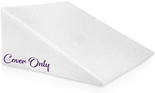 Ebung Bed Wedge Pillow Cover - Fits 12 Inch Bed Wedge Pillow - Replacement Cover Only - Washable