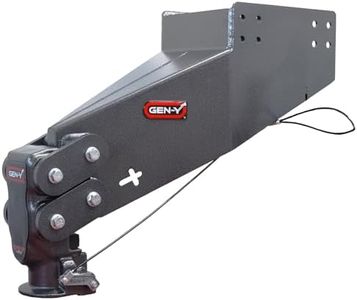 GEN-Y Hitch Rhino Fifth Wheel Pin Box with Gooseneck SnapLatch Coupler | 1,500K - 4.5K Pin Weight Range | 21K Towing Capacity | Compatable with 2 5/16" Gooseneck Ball